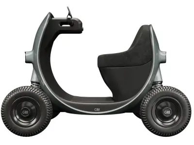 Electric mobility scooter GLM 3D model