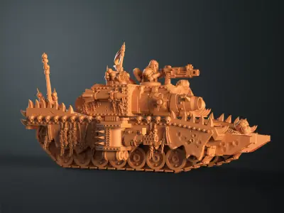 Traitor medium tank 3D print model