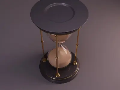 Sand clock 3D model