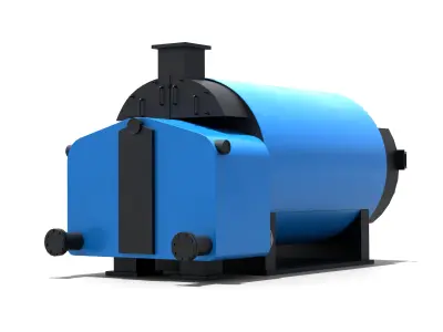 Boiler Machine 3D Model Low-poly 3D model