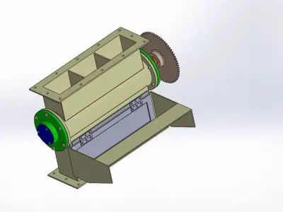 ROTARY AIRLOCK 3D model