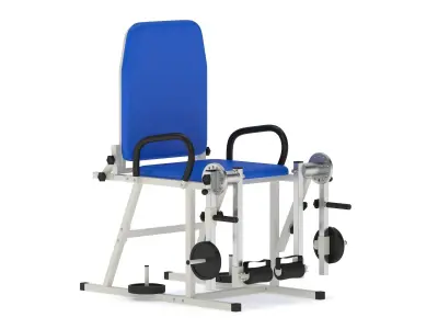 Medical Quadriceps Rehabilitation Chair 3D model
