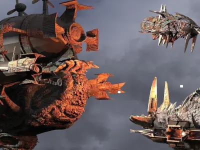 Genma Zeppelin Kitbash 1 3D 3D model