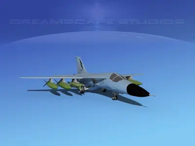 General Dynamics FB-111 Aardvark V09 3D model