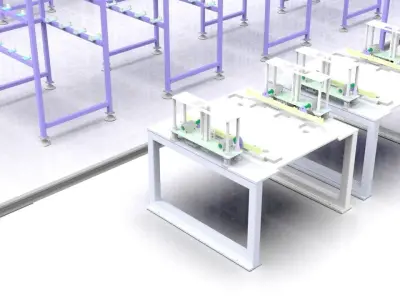 3D Model Designs for Warehouse Automation Systems 3D model