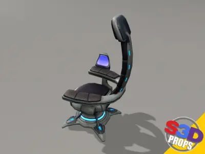 scifi chair2 3D model