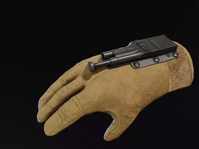 Sedgley OSS Fist Gun Low-poly 3D model