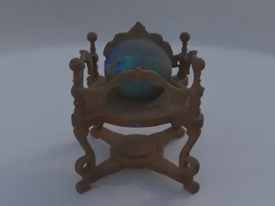 Enchanted Orb Stand 3D model