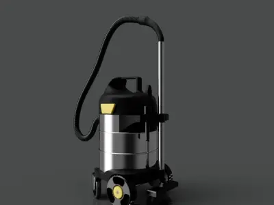 Industrial vaccum cleaner 3D print model