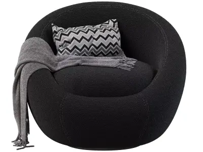  Cozy Swivel Chair 3D model