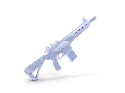 Vibrant Tactical Rifle model pack Low-poly 3D model purchase