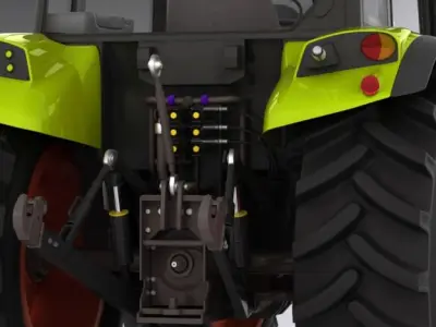 Claas Axos Tractor 3D model