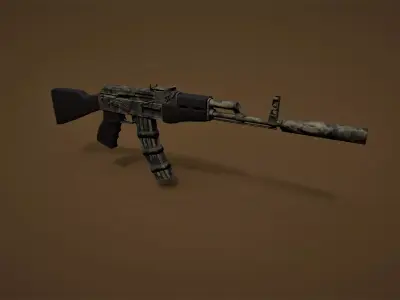 AK 47 Free 3D model purchase
