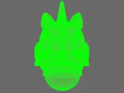Pride Marines V7 Unicorn Marine Helmets Type A 3D print model