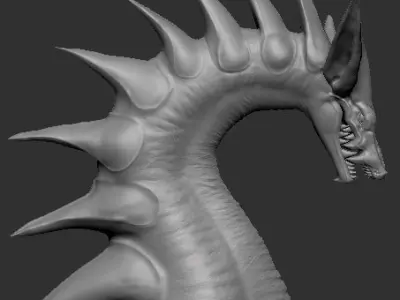 Underwater monster 3D model