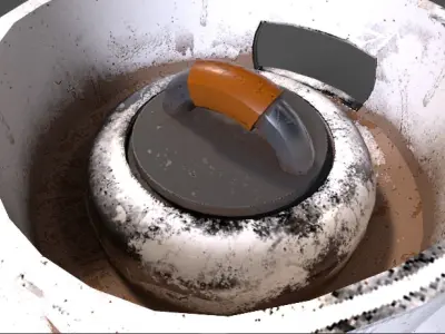 Gas Tank PBR Low-poly 3D model purchase