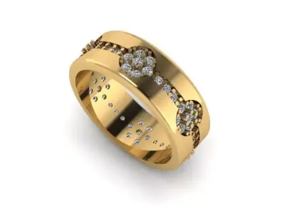 band ring  3D print model