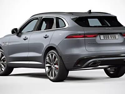 2021 Jaguar F-Pace 3D model