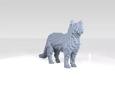 Cat Voxel 3D model