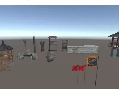Background object package 3D model