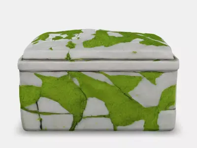 WetStone Sarcophagus Low-poly 3D model