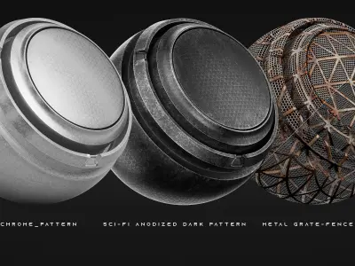 AstroMat Vol 01 Sci-Fi Smart Materials  Sci-Fi pattern Texture