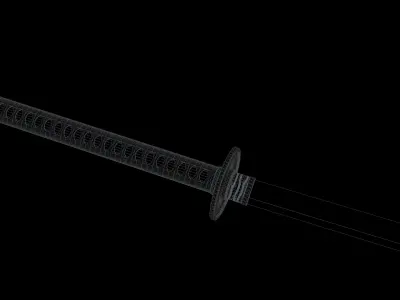 Katana pack Free low-poly 3D model