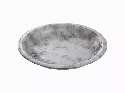 Metal Plate 01  Low-poly 3D model