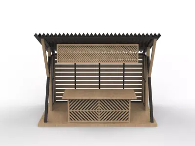 Coffee Shop Design 3D model