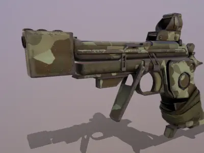 Makeshift Handgun 3D model