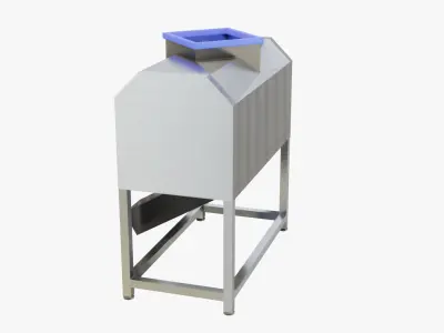 Olive Pitter Machine Low-poly 3D model