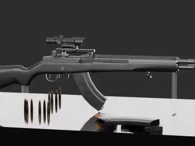 Norinco M305A Rifle Free low-poly 3D model