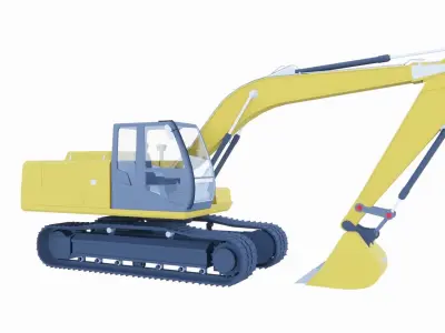 large excavator  3D print model