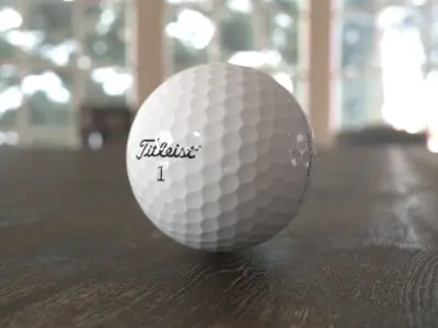 Golf Ball 3D model 30
