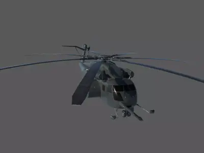 MH- 53E  Sea-Dragon Low-poly 3D model