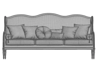 chairish sofa art 4353 3D model