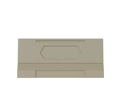 Sci-Fi Futuristic Road Barrier v1 Low-poly 3D model