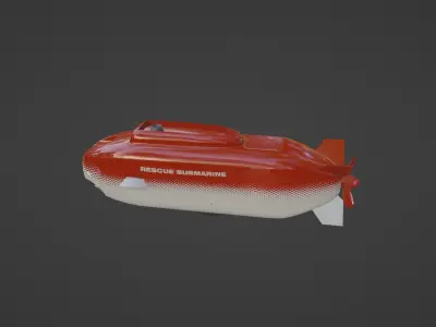 RESCUE SUBMARINE 3D model