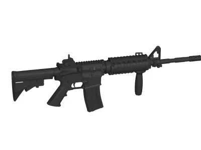 M4 RIFLE 3D model shop