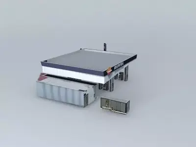 Repsol YPF Gas Free 3D model