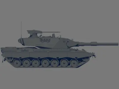 Leopard 2K 3D model