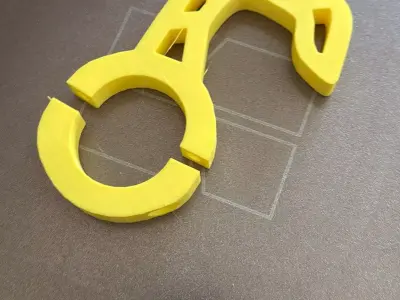 Steering wheel and helmet hook rollcage - Race drift car 3D print model