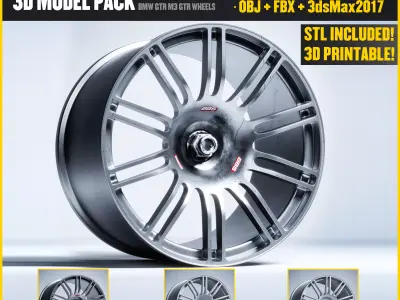 BBS - RE594 RE595 Low-poly 3D model