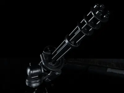Vulcan gun Free low-poly 3D model