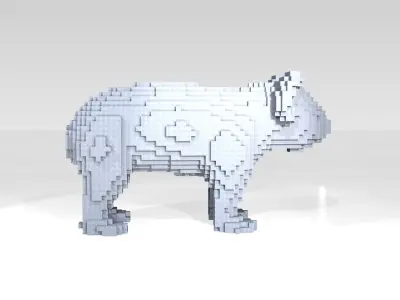 Koala Voxel 3D model