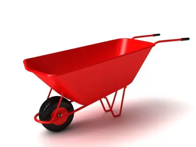 Wheel Barrow 3D model