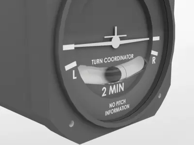 Turn coordinator 3D model by tiger-fire