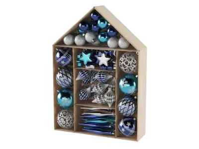  Christmas Tree Decor Gift Box 04 