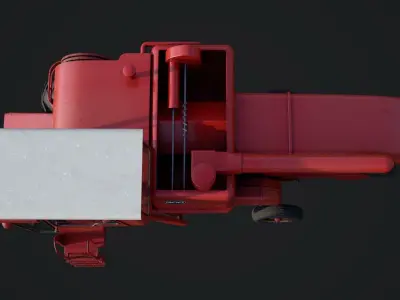 Massey Ferguson 300 combine 3D model