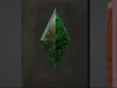 Twin Tanto Daggers Free low-poly 3D model